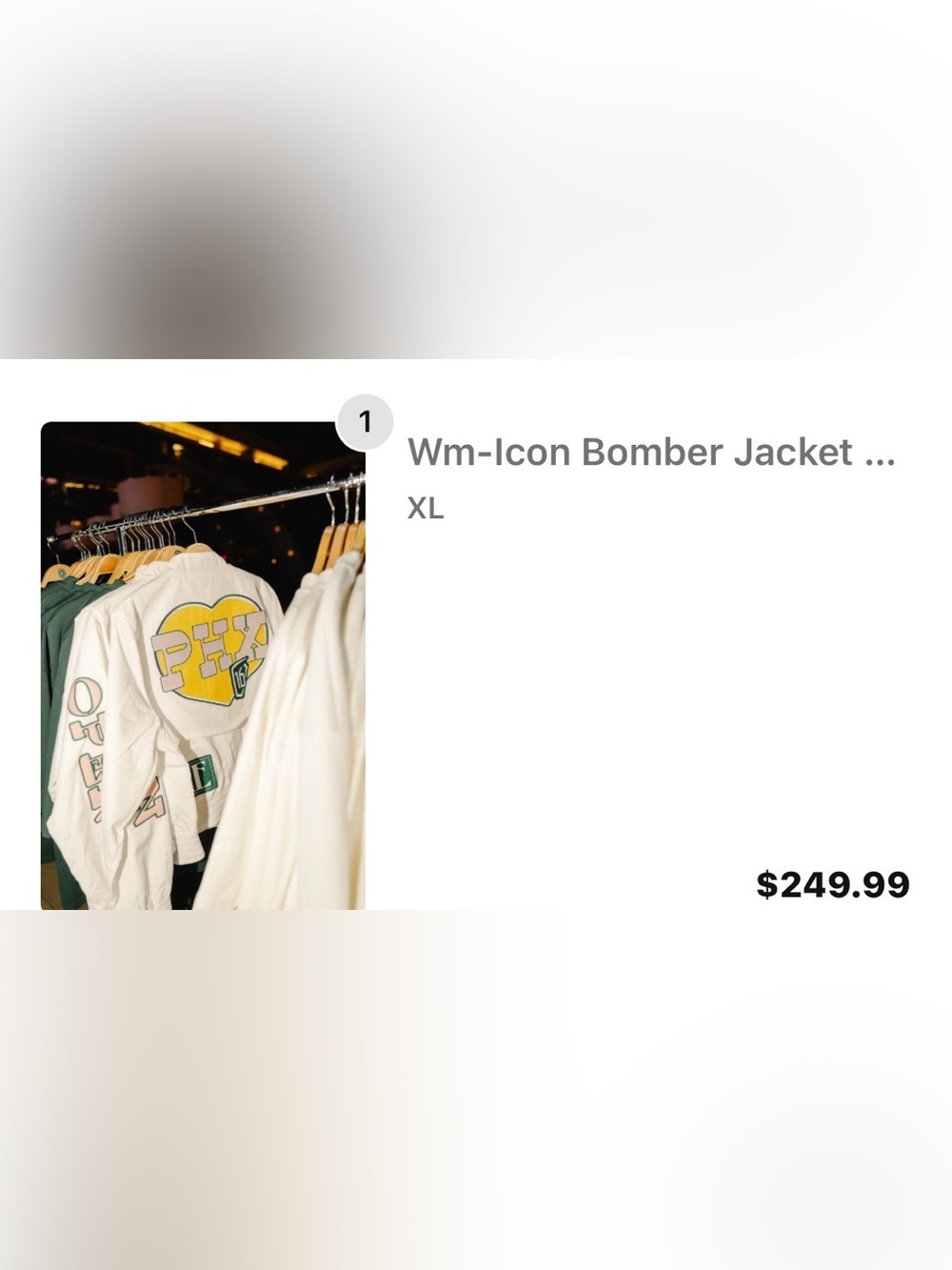 ⛳️Fore All White WM Phoenix Open Jacket Size Large Caitlin Clark Inspired - Picture 6 of 8
